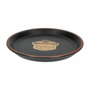 Plato Alfarero Negro Ebano MESTIZA 25 Cm