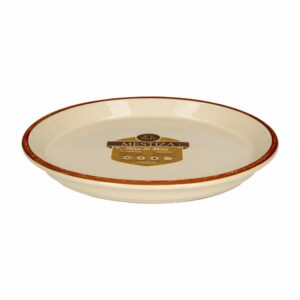 Plato Alfarero Crema Miel MESTIZA 25 Cm