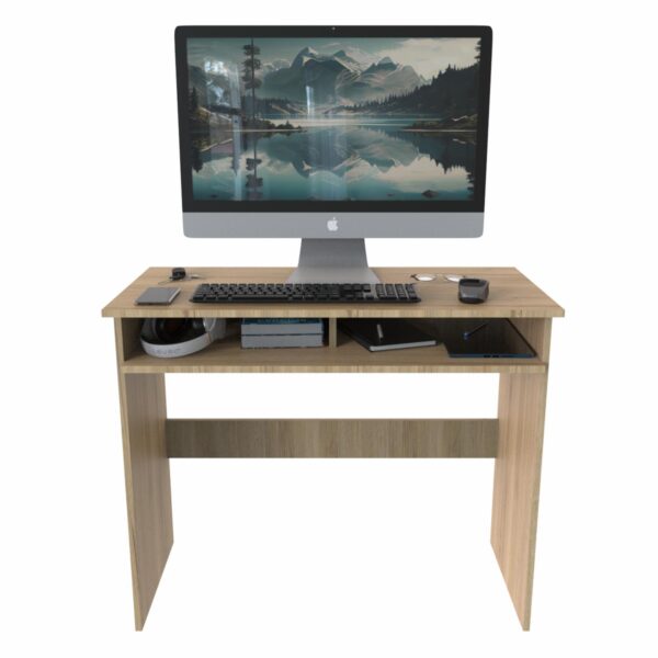 Escritorio Ñandú Sin Cajones Amaranto MUEBLE FÁCIL - Imagen 2