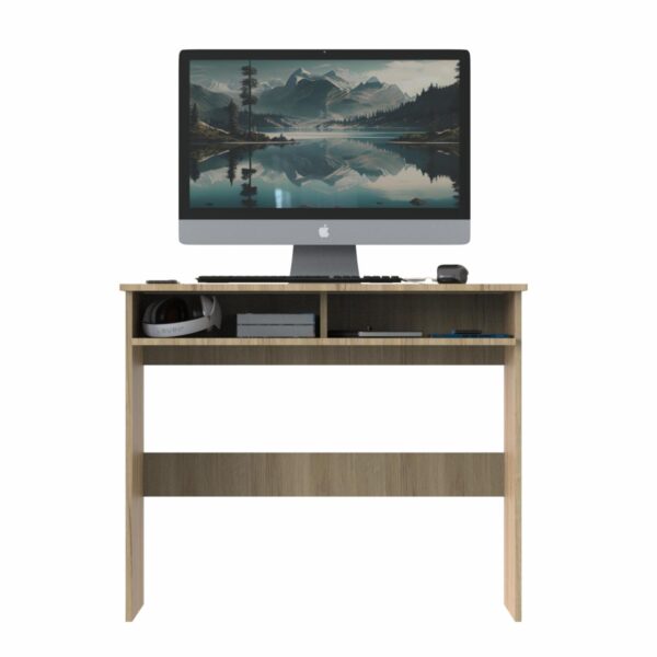 Escritorio Ñandú Sin Cajones Amaranto MUEBLE FÁCIL - Imagen 3