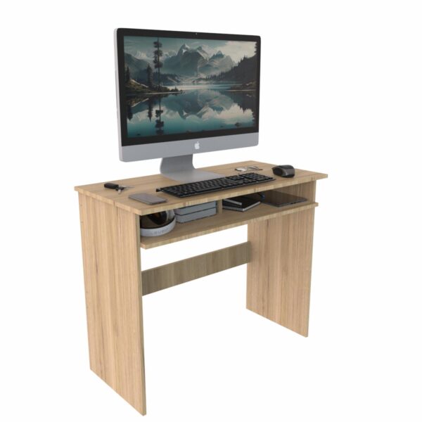 Escritorio Ñandú Sin Cajones Amaranto MUEBLE FÁCIL - Imagen 4