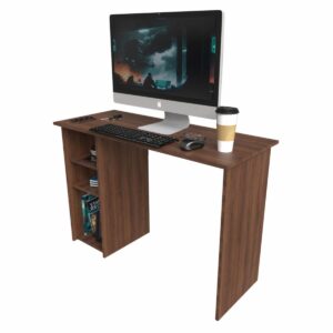 Escritorio Erizo Sin Cajones Nuez MUEBLE FÁCIL