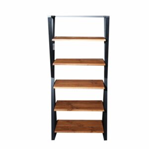 Librero 5 Espacios SYNERGY Madera Y Metal
