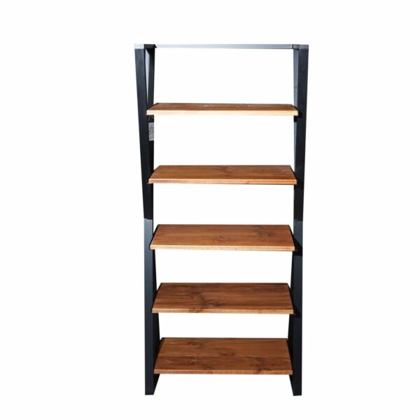 Librero 5 Espacios SYNERGY Madera Y Metal