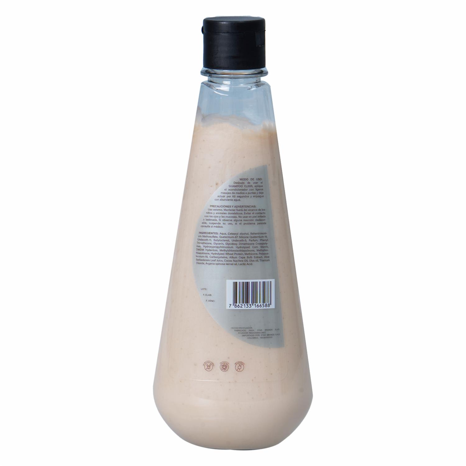 Acondicionador Para Cabello Hidratación Intensa Con Coco ELIXIR 370 Ml - Imagen 2