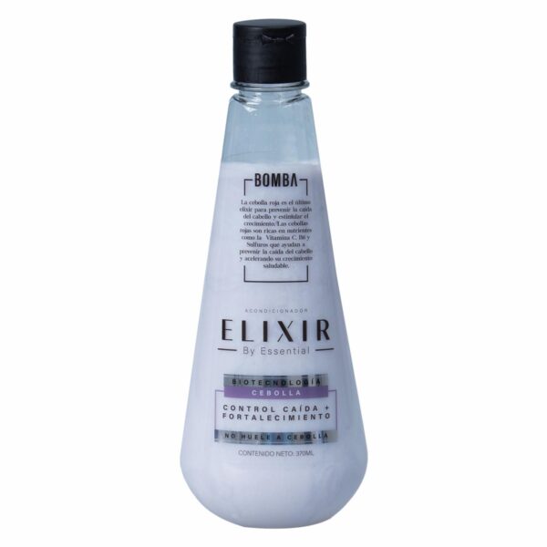Acondicionador Para Cabello Control Caída Y Fortalecimiento Con Extracto De Cebolla Sin Olor A Cebolla ELIXIR 370 Ml