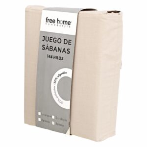 Juego De Sábanas Polialgodon Arena FREE HOME 3 Plazas