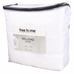 Duvet Rellano Embosado Blanco FREE HOME 1 Plazas Y 1/2