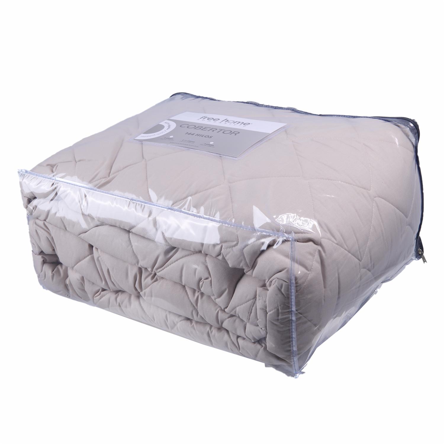 Cobertor Pc Gris Claro FREE HOME 2 Plazas Y 1/2 - Imagen 3