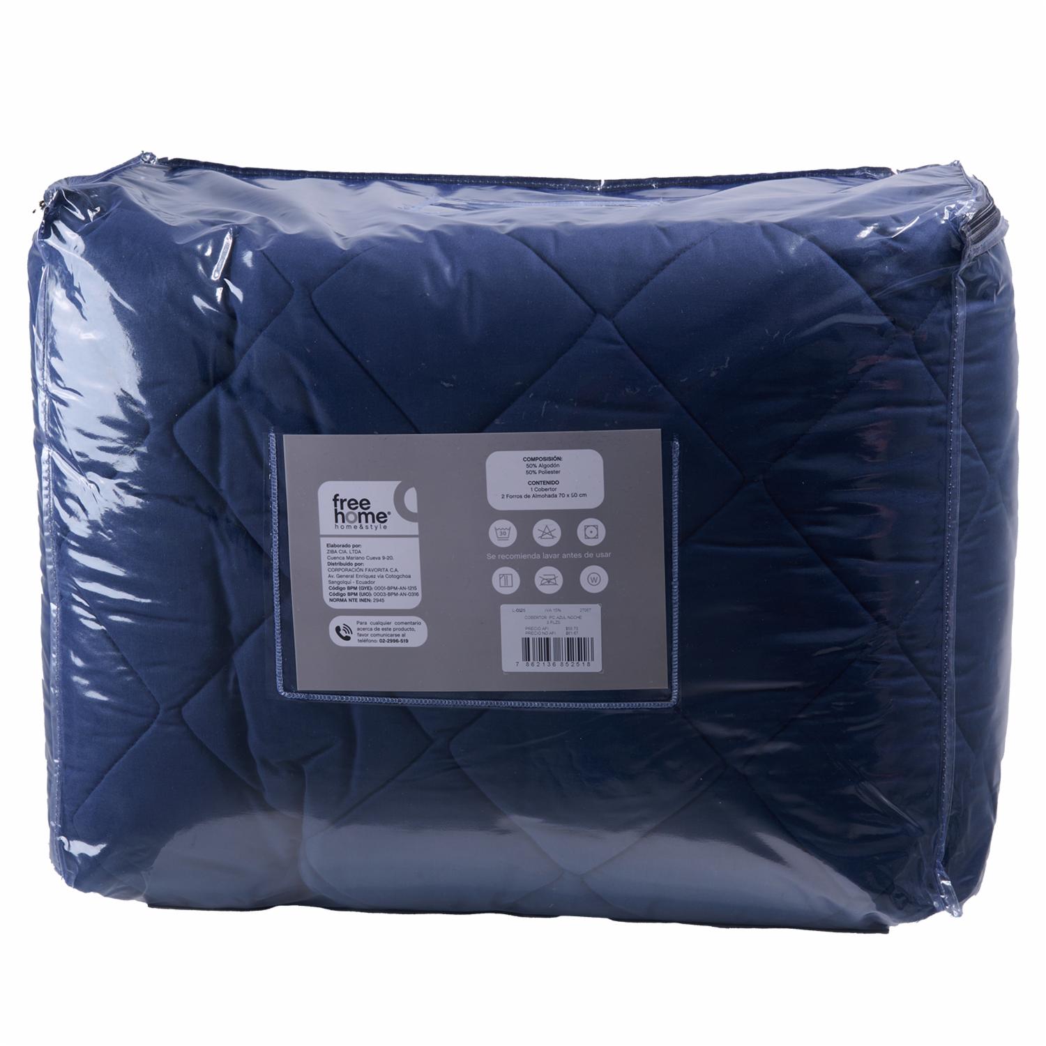 Cobertor Pc Azul Noche FREE HOME 3 Plazas - Imagen 2