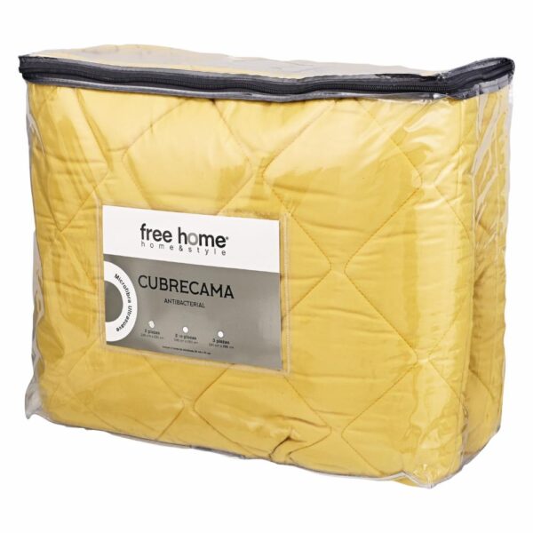 Cubrecama Microfibra Durazno FREE HOME - Imagen 3