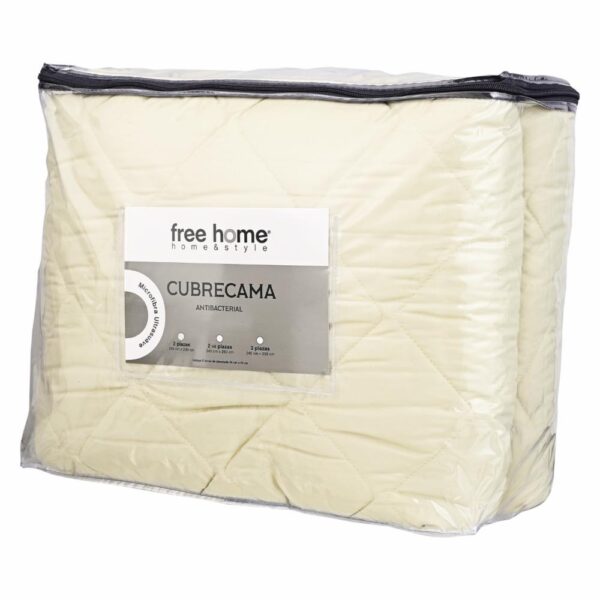 Cubrecama Microfibra Durazno FREE HOME - Imagen 5