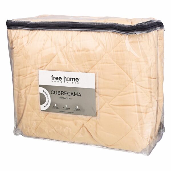Cubrecama Microfibra Durazno FREE HOME - Imagen 7