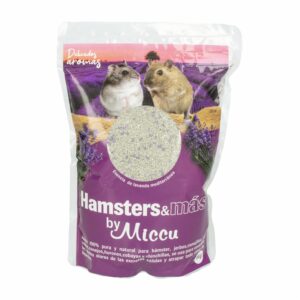 Arena Para Hamster Esencia De Lavanda Mediterránea MICCU 1 Kg