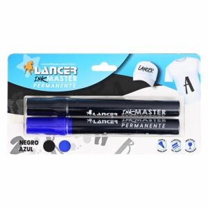 Marcador Permanente Punta Biselada LANCER Unidad