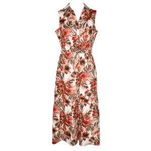 Vestido Sin Manga Estampado TREND & STYLE