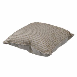 Cojín Con Cierre Beige Con Rudon POMAROSA 45 X 45 Cm