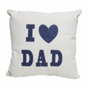 Cojín Beige I Love Dad POMAROSA 40 X 40 Cm