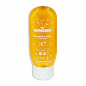 Bloqueador Solar Cicatrizante 30+ Para Mascotas VETERPET 130 G