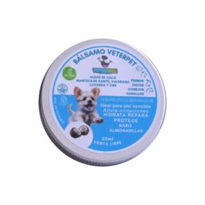 Bálsamo Hidratante Uso Veterinario Con Cúrcuma Cbd Y Aceite De Coco VETERPET 50 G