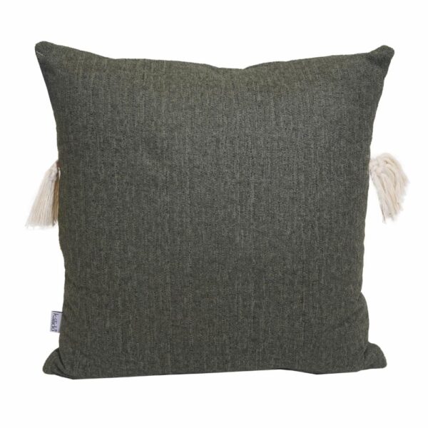 Cojín Dusty Green Knited Rope KÁLIDO 45 Cm - Imagen 2