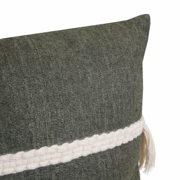Cojín Dusty Green Knited Rope KÁLIDO 45 Cm - Imagen 3