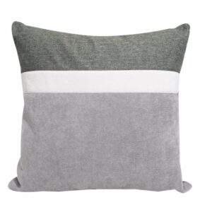 Cojín Dusty Green Gray White KÁLIDO 45 Cm