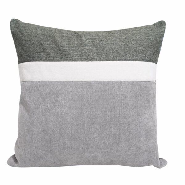 Cojín Dusty Green Gray White KÁLIDO 45 Cm - Imagen 3
