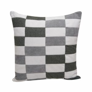 Cojín Dusty Green Chess KÁLIDO 45 Cm