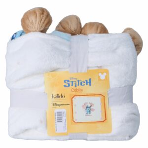 Cobija Stitch 4 Pompones KÁLIDO 1,15 X 1,05 Cm