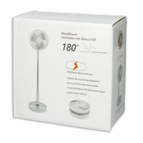 Mini Ventilador Plegable Y Recargable NITRON FH-2058 - Imagen 4