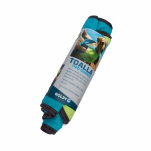 Toalla Tipo Guante Con Dos Sujetadores Y Gancho Colgador GOLDY 75x30 Cm