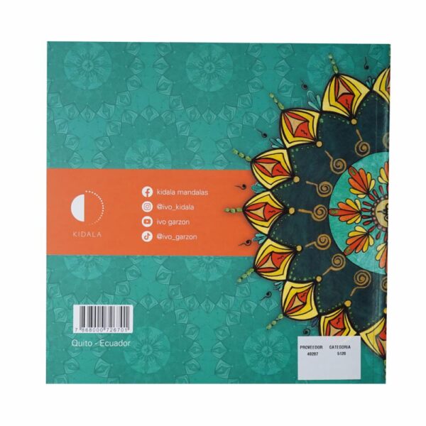 Libro Mandalas El Arte De Pintar Y Encontrar Paz LIBRO DIVO 40 Páginas - Imagen 2