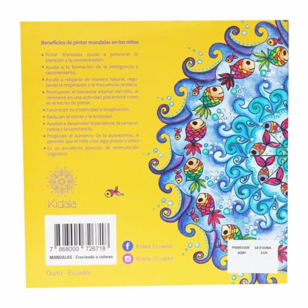 Libro Mandalas Creciendo A Colores LIBRO DIVO 20 Páginas - Imagen 2