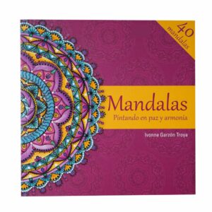 Libro Mandalas Pintando En Paz Y Armonía LIBRO DIVO 40 Páginas