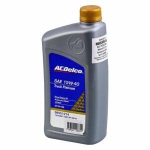 Aceite Para Auto SAE 15W40 CK4 SP ACDELCO 0,25