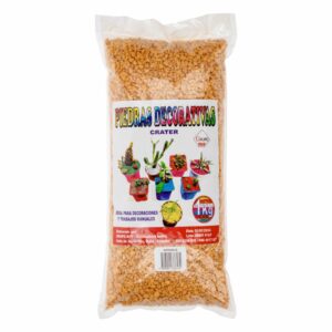 Piedra Decorativa Naranja CRATER 1Kg