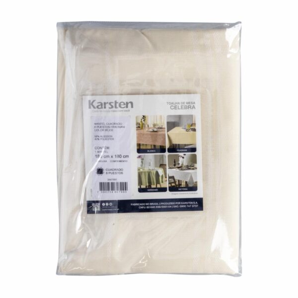 Cuadrado Fragnani Beige 8 Puestos KARSTEN - Imagen 2