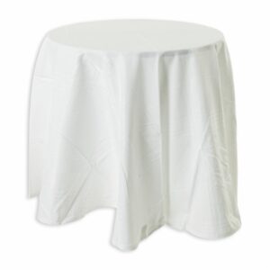 Mantel Redondo Fragnani Blanco 6 Puestos KARSTEN