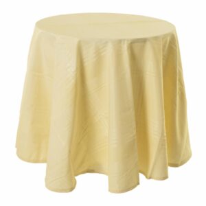 Mantel Redondo Fragnani Beige 6 Puestos KARSTEN