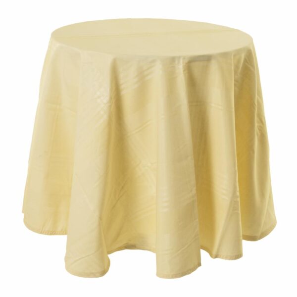 Mantel Redondo Fragnani Beige 6 Puestos KARSTEN