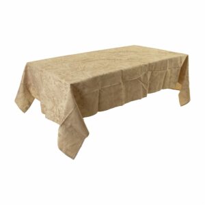 Mantel Rectangular Diseño Aurora Beige 8 Puestos KARSTEN