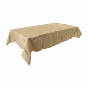 Mantel Rectangular Diseño Beamon Beige 6 Puestos KARSTEN