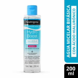 Agua Micelar Desmaquillante Hydro bost Bifásica NEUTROGENA 200 Ml
