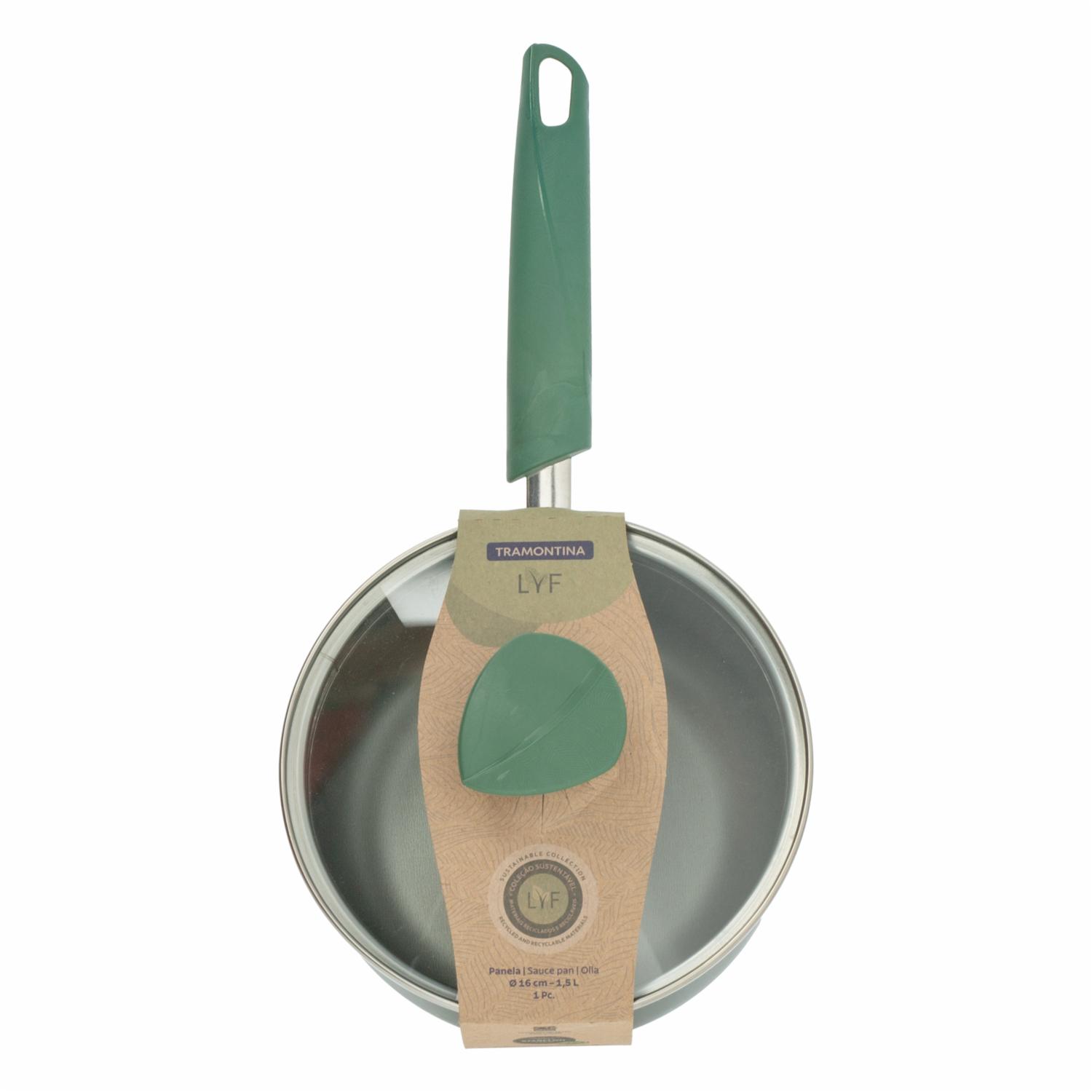 Cacerola De Aluminio LYF Verde TRAMONTINA 16 Cm - Imagen 4