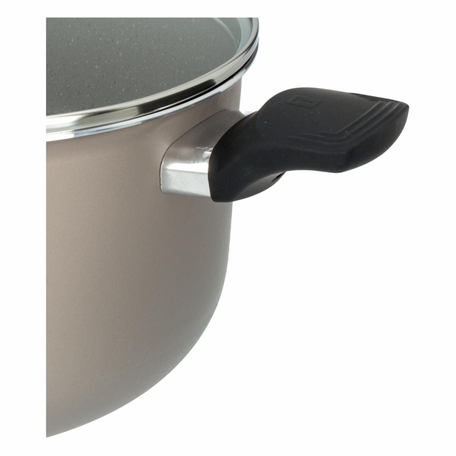 Olla Antiadherente Con Tapa De Vidrio Milazzo TRAMONTINA 28 Cm - Imagen 3