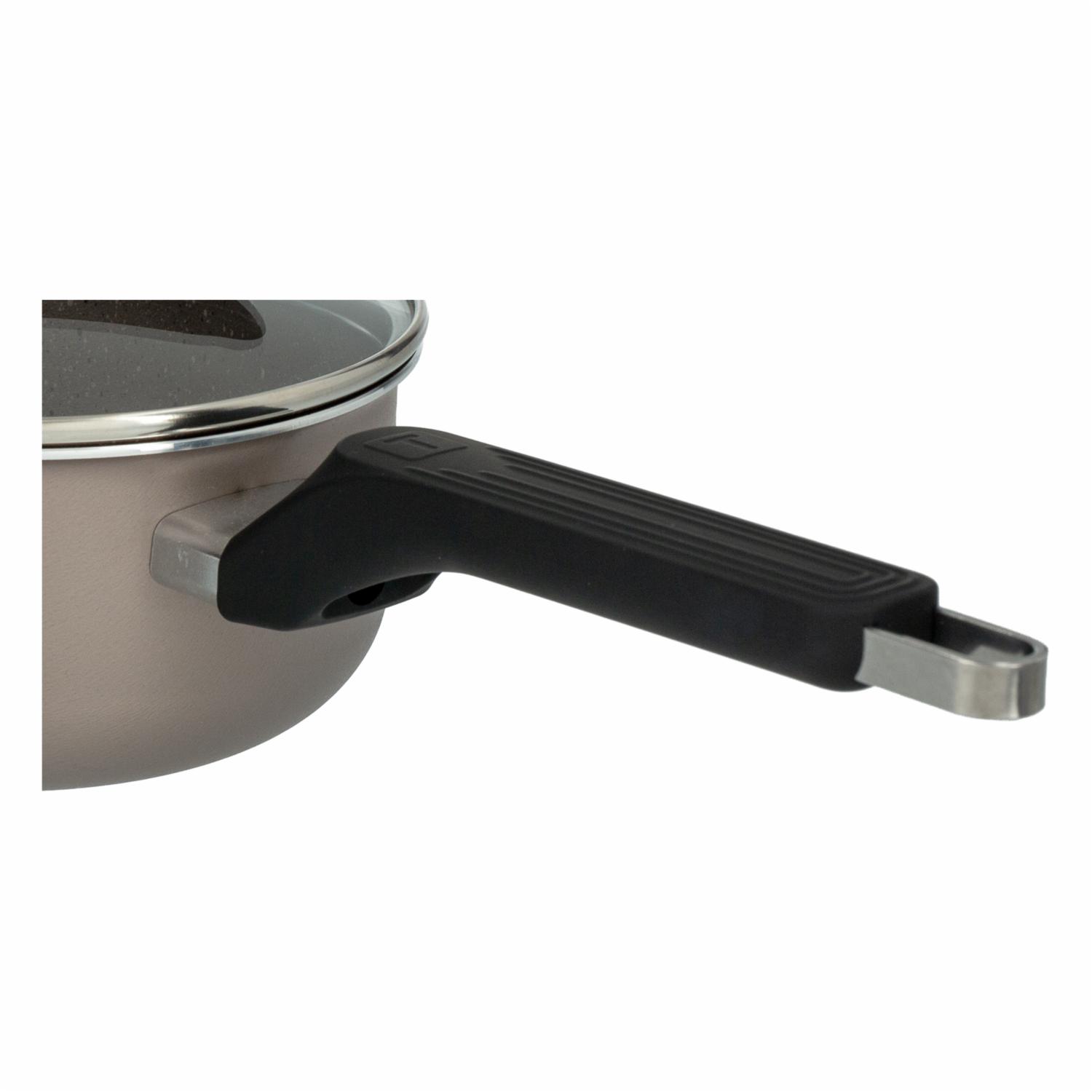 Cacerola Antiadherente Con Tapa De Vidrio Milazzo TRAMONTINA 16 Cm - Imagen 3