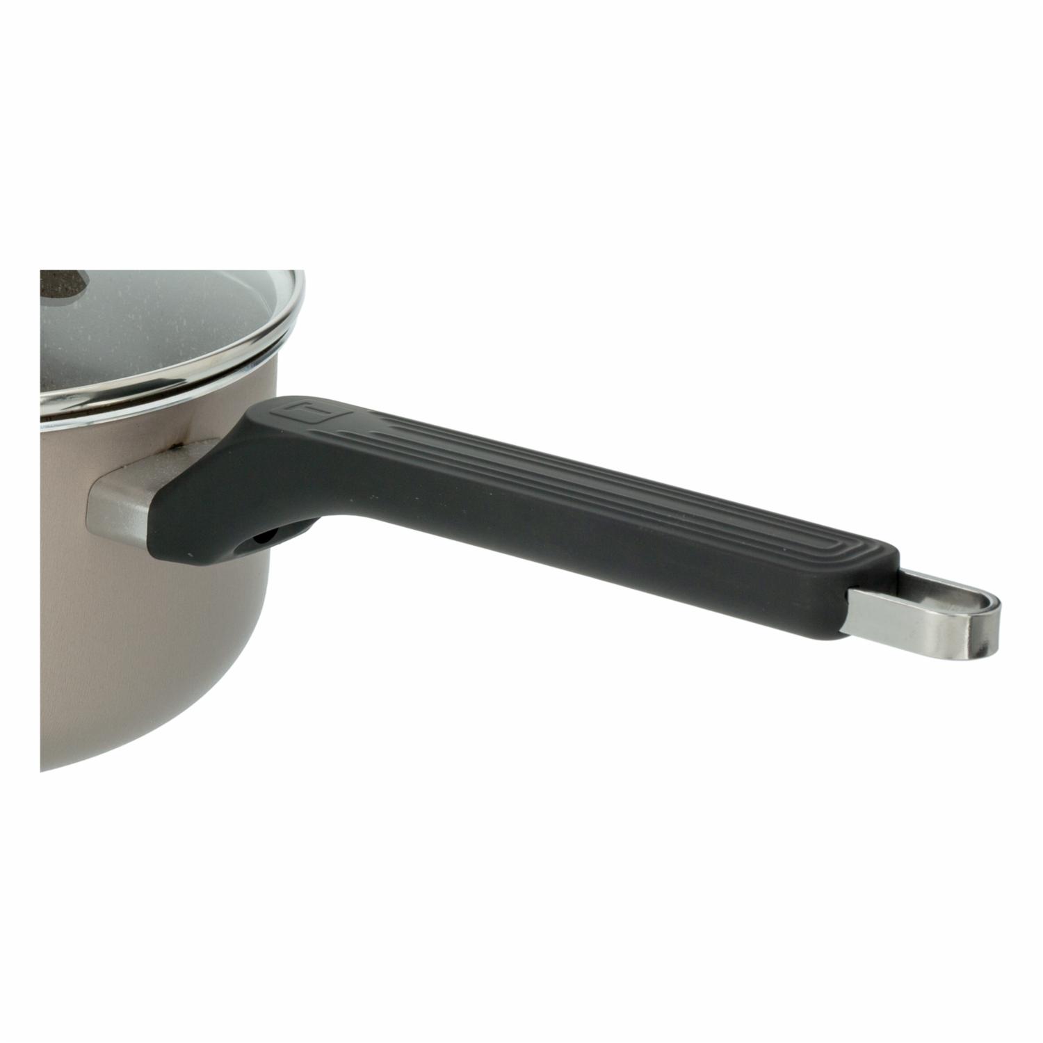 Cacerola Antiadherente Con Tapa De Vidrio Milazzo TRAMONTINA 20 Cm - Imagen 3