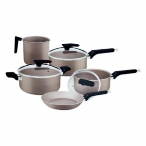 Set De Ollas Y Sartenes Milazzo TRAMONTINA 5 Piezas
