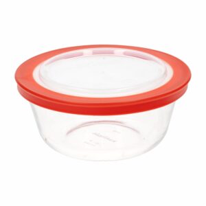 Bowl Refractario Redondo Pequeño Con Tapa MARINEX 600 Ml
